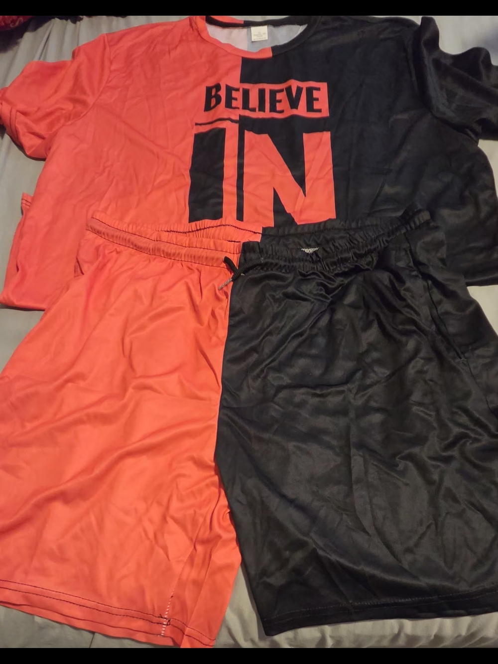Men's Two-Tone Short Set